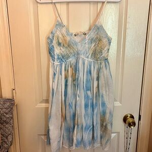 Chelsea & Violet Gauzy Sun Beach Dress Top Medium